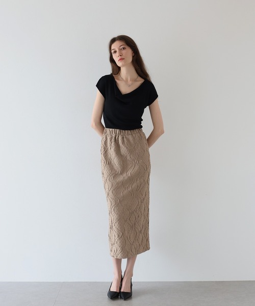 セール】ラインフクレジャガードタイトスカート（スカート）｜J