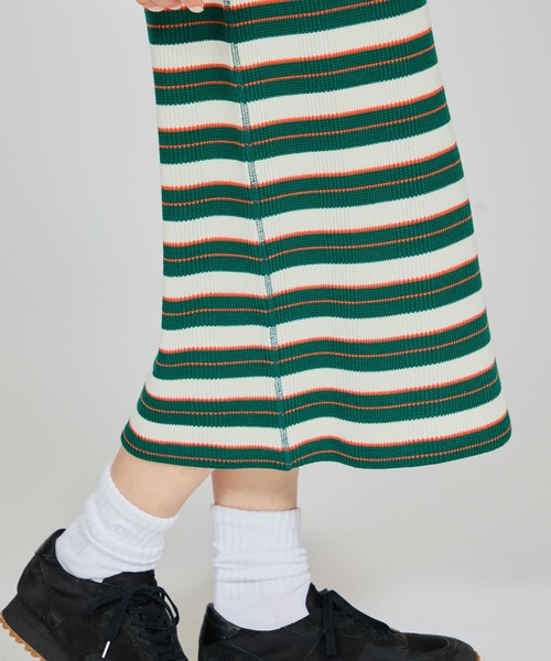 Champion(チャンピオン)の「【Champion/チャンピオン】レディース ボーダーワンピースドレス(ワンピース・レディース・ナチュラル/ブルー系その他2/グリーン系その他3・MEDIUM/LARGE)」の10枚目の写真