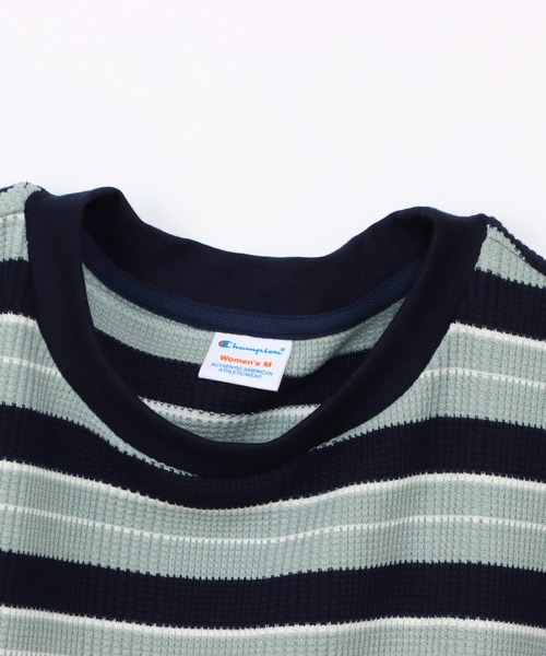 Champion(チャンピオン)の「【Champion/チャンピオン】レディース ボーダーワンピースドレス(ワンピース・レディース・ナチュラル/ブルー系その他2/グリーン系その他3・MEDIUM/LARGE)」の19枚目の写真