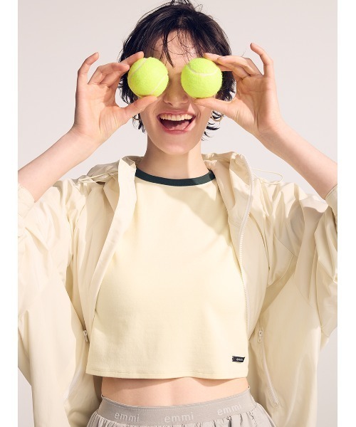 emmi（エミ）の「emmiロゴミニTシャツ（Tシャツ/カットソー・レディース・ブラック/ピンク/その他/ホワイト・FREE）」の4枚目の写真