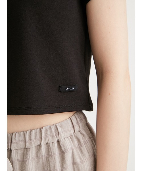 emmi（エミ）の「emmiロゴミニTシャツ（Tシャツ/カットソー・レディース・ブラック/ピンク/その他/ホワイト・FREE）」の15枚目の写真
