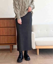 apres jour clair | 【apres jour clair】ニットナロースカート【ZOZOTOWN限定アイテム】(スカート)