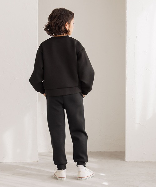 coca(coca)(コカ)の「キッズ ソフトスウェット前切替ジョガーパンツ(スウェットパンツ・キッズ・ブラック/ライトグレー/ネイビー/カーキ・140/130/150/120)」の17枚目の写真
