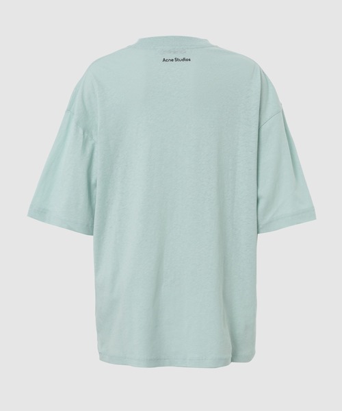 acne Tシャツ Acne Studios アクネストゥディオズ フェイスパッチボーダーTシャツ