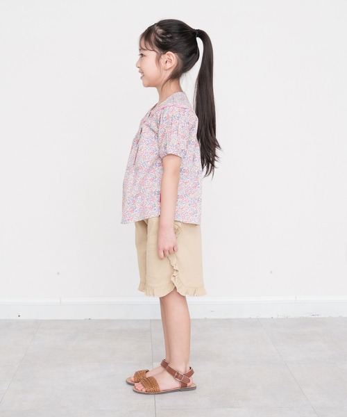 RAGMART（ラグマート）の「ギャザーブラウス（シャツ/ブラウス・キッズ・ピンク/オフホワイト/チェック・100cm/110cm/130cm/120cm）」の10枚目の写真