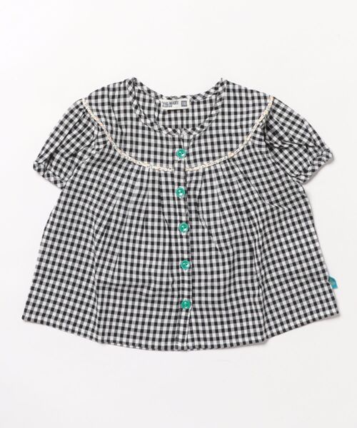 RAGMART（ラグマート）の「ギャザーブラウス（シャツ/ブラウス・キッズ・ピンク/オフホワイト/チェック・100cm/110cm/130cm/120cm）」の12枚目の写真