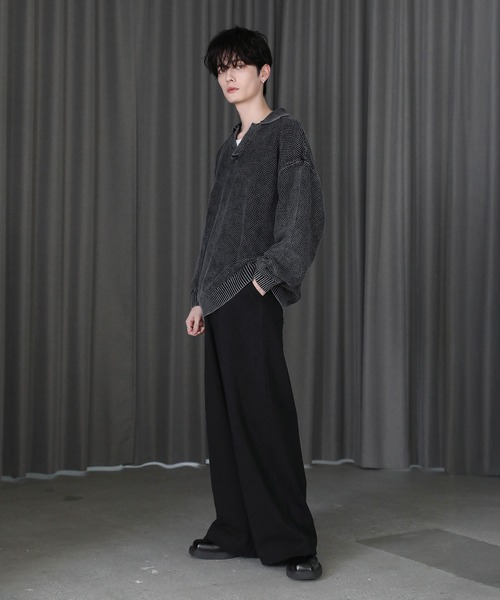 ASTRONOMY（アストロノミー）の「ピグメント加工ヘビーウェイトスウェットパンツ（スウェットパンツ・メンズ・ブラック系/ブラック/ブラック系2・S/M/L/XL）」の7枚目の写真