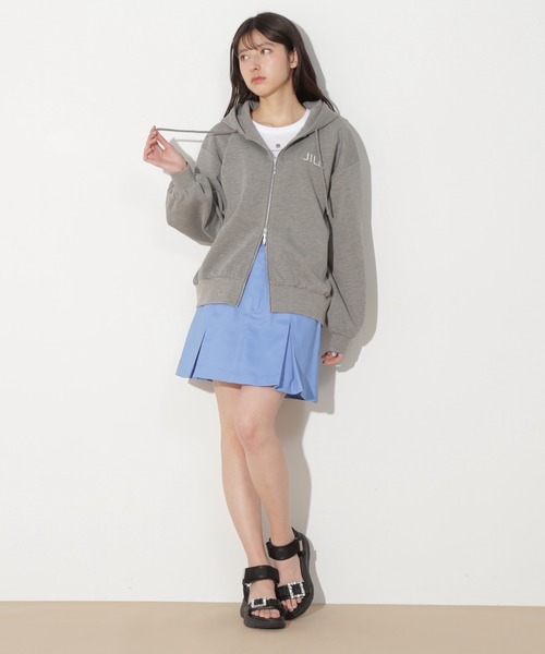 JILL by JILL STUART(ジルバイジルスチュアート)の「逆開ファスナービッグパーカー(パーカー・レディース・ホワイト/グレー/ピンク・FREE)」の15枚目の写真