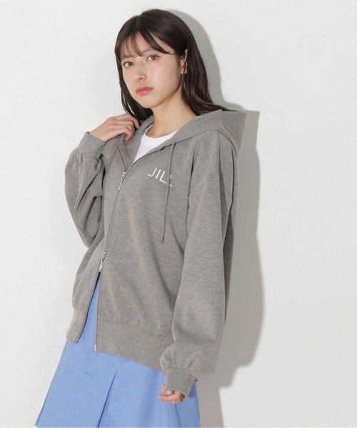 逆開ファスナービッグパーカー（パーカー）｜JILL by JILL