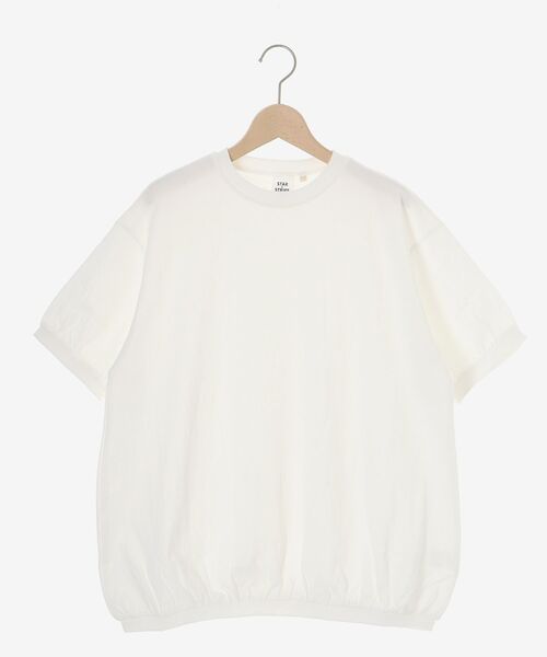 le.coeur blanc（ルクールブラン）の「STAR&STRIPE  ベーシックリブT（Tシャツ/カットソー・レディース・チャコールグレー/グレイッシュベージュ/オフホワイト・38）」の17枚目の写真