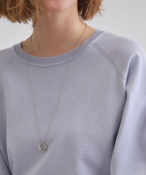 grove(グローブ)の「◆ビジュー3リングスライドネックレス(ネックレス・レディース・シルバー/ピンクゴールド/ゴールド・00)」の7枚目の写真