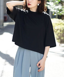 汗しみない クロップドTシャツ