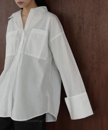 hellam | ビックポケット オーバーサイズシャツ(シャツ/ブラウス)