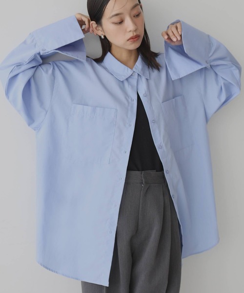 セール】ビックポケット オーバーサイズシャツ（シャツ/ブラウス