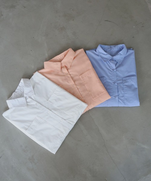 セール】ビックポケット オーバーサイズシャツ（シャツ/ブラウス