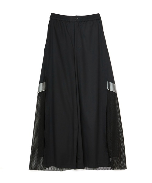 アウラアイラ　ワイドパンツ AULA AILA｜MESH COMBINATION WIDE PANTS | Rakuten Fashion