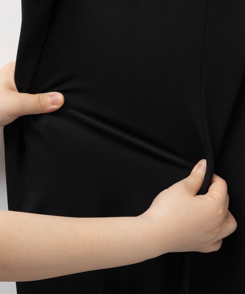 NAVY（ネイビー）の「nAvy ポリツイルサロペット ＋ Tシャツセット アンサンブル（サロペット/オーバーオール・レディース・ベージュ/ブラック/チャコールグレー・L/M）」の18枚目の写真