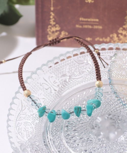 チチカカ（チチカカ）の「マクラメブレスレット（ブレスレット・レディース・ベージュ/ブラウン・FREE）」の2枚目の写真