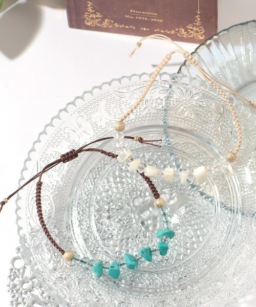 チチカカ（チチカカ）の「マクラメブレスレット（ブレスレット・レディース・ベージュ/ブラウン・FREE）」の3枚目の写真