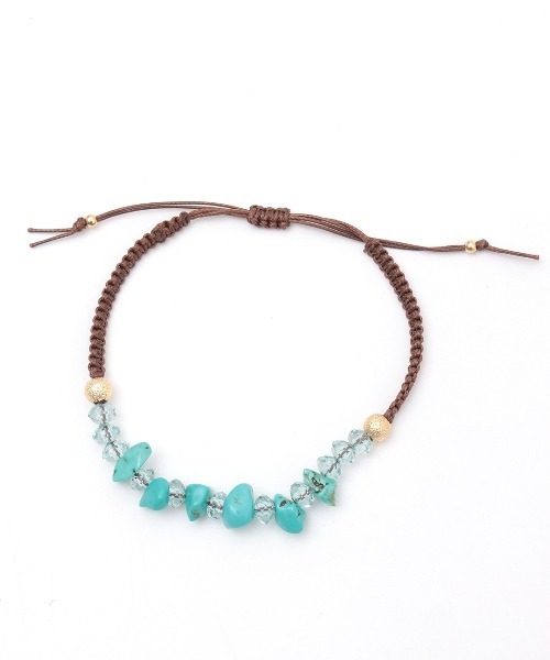 チチカカ（チチカカ）の「マクラメブレスレット（ブレスレット・レディース・ベージュ/ブラウン・FREE）」の4枚目の写真