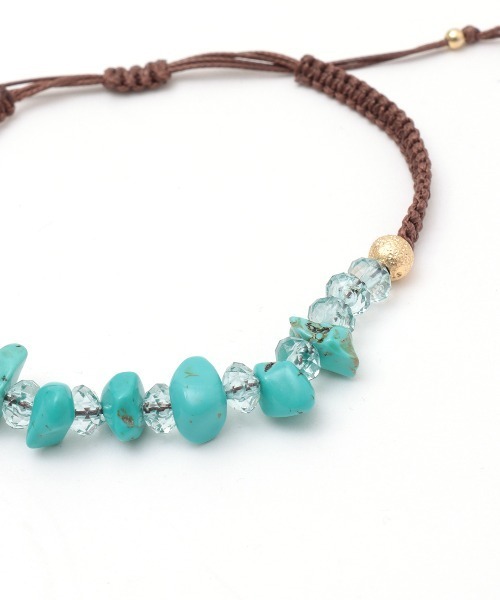 チチカカ（チチカカ）の「マクラメブレスレット（ブレスレット・レディース・ベージュ/ブラウン・FREE）」の6枚目の写真