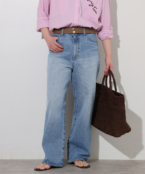 JOURNAL STANDARD relume(ジャーナルスタンダード レリューム)の「ルーズデニムパンツ(デニムパンツ・レディース・ブルー系その他・38/36)」の1枚目の写真