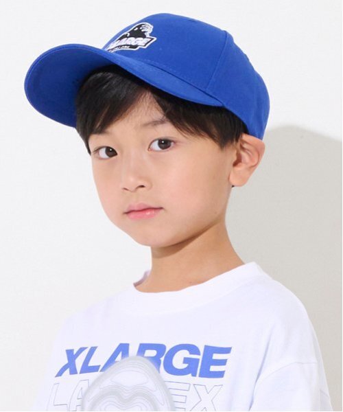 XLARGE KIDS（エクストララージキッズ）の「スランテッドOGキャップ（キャップ・キッズ・ブルー/ブラック/ベージュ・52-56cm/S(48-52cm)）」の4枚目の写真