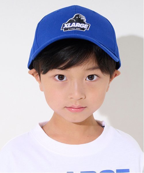 XLARGE KIDS（エクストララージキッズ）の「スランテッドOGキャップ（キャップ・キッズ・ブルー/ブラック/ベージュ・52-56cm/S(48-52cm)）」の5枚目の写真