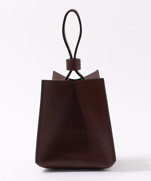 TOMORROWLAND （トゥモローランド）の「ARRHE STUDIO CUBO MINI バッグ（ハンドバッグ・レディース・ダークブラウン・FREE）」の5枚目の写真