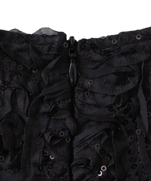 BAUM UND PFERDGARTEN(バウムウンドヘルガーデン)の「BAUM UND PFERDGARTEN / AMYNA Roses and Sequins(ローズアンドスパンコールチュニックドレス 24116)(チュニック・レディース・ブラック・34)」の5枚目の写真