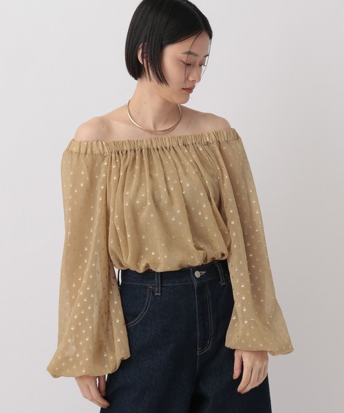 ブラウス シャツ 「ZOZO限定」オフショルブラウス レディース ブラウス シャツ 2WAYオフショルブラウス レディース : ZOZOTOWN