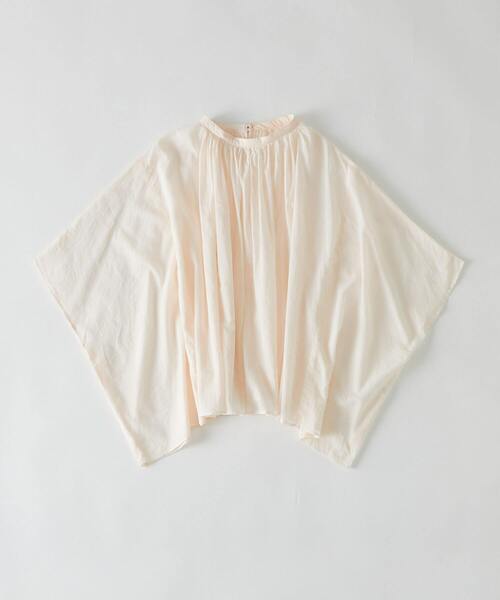 conges payes ADIEU TRISTESSE（コンジェ ペイエ アデュートリステス）の「ポンチョシルエットブラウス（シャツ/ブラウス・レディース・ブラック/オフホワイト/ピンク・38）」の7枚目の写真