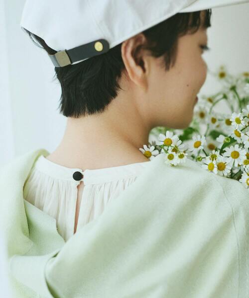 conges payes ADIEU TRISTESSE（コンジェ ペイエ アデュートリステス）の「ポンチョシルエットブラウス（シャツ/ブラウス・レディース・ブラック/オフホワイト/ピンク・38）」の11枚目の写真