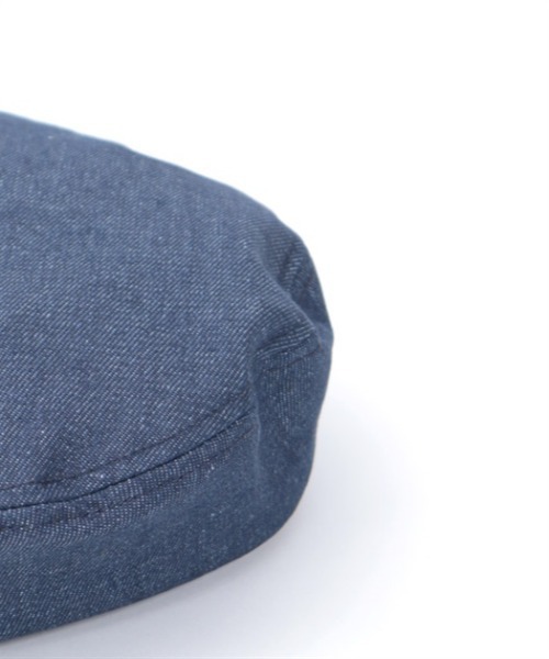 axes femme（アクシーズファム）の「レースアップデニムベレー（ハンチング/ベレー帽・レディース・ブルー/インディゴブルー・FREE）」の3枚目の写真