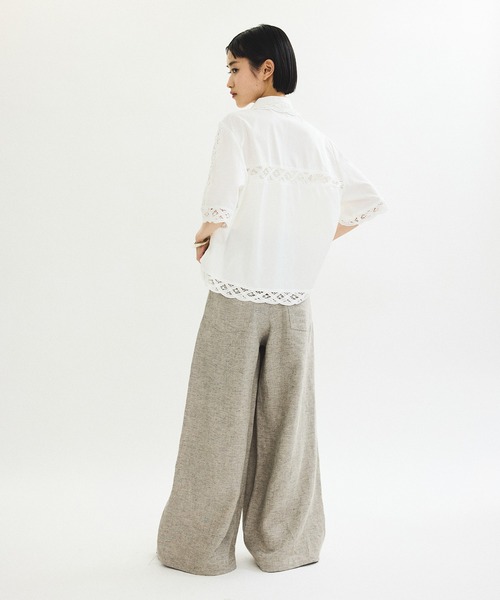 ADAM ET ROPE'（アダムエロペ）の「【サステナブル】バテンレース