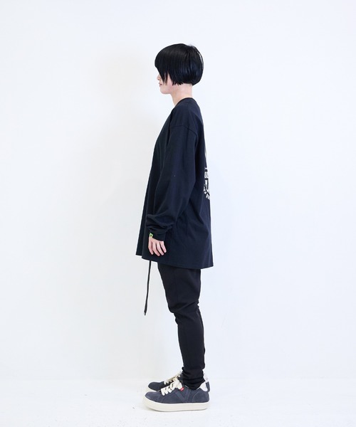 [W] by VIRGOwearworks（ダブリューバイヴァルゴウェアーワークス）の「Emblem LSPT（Tシャツ/カットソー・メンズ・ブラック/ホワイト・MEDIUM/LARGE/X-LARGE/XX-LARGE）」の17枚目の写真
