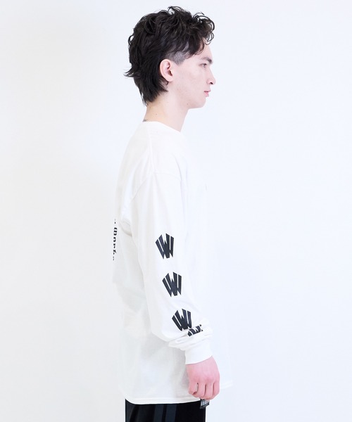 [W] by VIRGOwearworks（ダブリューバイヴァルゴウェアーワークス）の「Emblem LSPT（Tシャツ/カットソー・メンズ・ブラック/ホワイト・MEDIUM/LARGE/X-LARGE/XX-LARGE）」の21枚目の写真