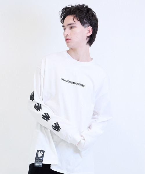 [W] by VIRGOwearworks（ダブリューバイヴァルゴウェアーワークス）の「Emblem LSPT（Tシャツ/カットソー・メンズ・ブラック/ホワイト・MEDIUM/LARGE/X-LARGE/XX-LARGE）」の20枚目の写真