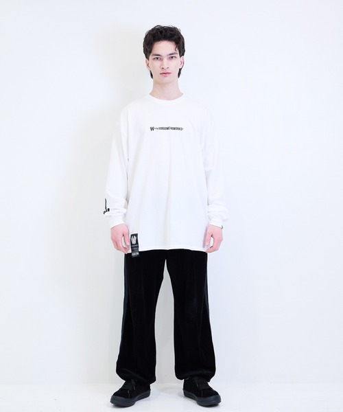 [W] by VIRGOwearworks（ダブリューバイヴァルゴウェアーワークス）の「Emblem LSPT（Tシャツ/カットソー・メンズ・ブラック/ホワイト・MEDIUM/LARGE/X-LARGE/XX-LARGE）」の11枚目の写真