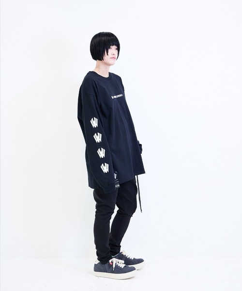 [W] by VIRGOwearworks（ダブリューバイヴァルゴウェアーワークス）の「Emblem LSPT（Tシャツ/カットソー・メンズ・ブラック/ホワイト・MEDIUM/LARGE/X-LARGE/XX-LARGE）」の12枚目の写真