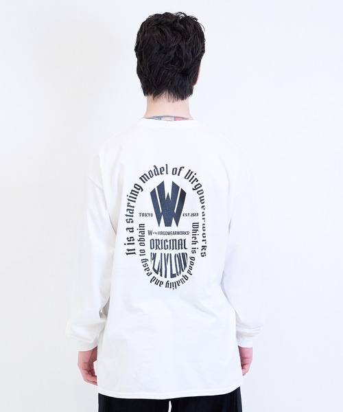 [W] by VIRGOwearworks（ダブリューバイヴァルゴウェアーワークス）の「Emblem LSPT（Tシャツ/カットソー・メンズ・ブラック/ホワイト・MEDIUM/LARGE/X-LARGE/XX-LARGE）」の19枚目の写真