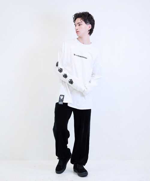 [W] by VIRGOwearworks（ダブリューバイヴァルゴウェアーワークス）の「Emblem LSPT（Tシャツ/カットソー・メンズ・ブラック/ホワイト・MEDIUM/LARGE/X-LARGE/XX-LARGE）」の8枚目の写真