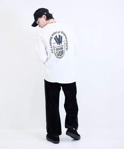 [W] by VIRGOwearworks（ダブリューバイヴァルゴウェアーワークス）の「Emblem LSPT（Tシャツ/カットソー・メンズ・ブラック/ホワイト・MEDIUM/LARGE/X-LARGE/XX-LARGE）」の7枚目の写真