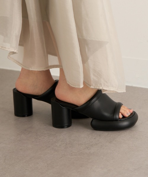 ALM.(アルム)の「【ALM.】CIELO LEATHER SANDALS(サンダル・レディース・ブラック/マルーン/アイボリー・36/38/37)」の12枚目の写真