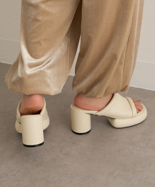 ALM.(アルム)の「【ALM.】CIELO LEATHER SANDALS(サンダル・レディース・ブラック/マルーン/アイボリー・36/38/37)」の22枚目の写真