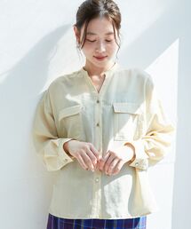 le.coeur blanc | フィブリルサテンダブルポケットシャツ(シャツ/ブラウス)