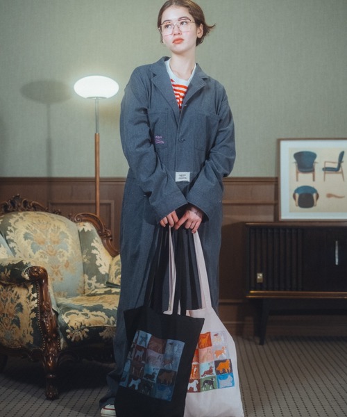 common gull products.(コモンガルプロダクツ)の「CONVENIENCEYOUNG×common gull products. dog and common gull bag(トートバッグ・レディース・ブラック系・フリー)」の10枚目の写真