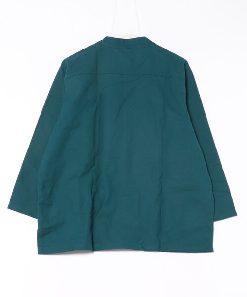 チャイハネ(チャイハネ)の「【チャイハネ】ベネパニバンドカラーMEN'Sシャツ M(シャツ/ブラウス・メンズ・ベージュ/ブルー/グレー・FREE)」の4枚目の写真