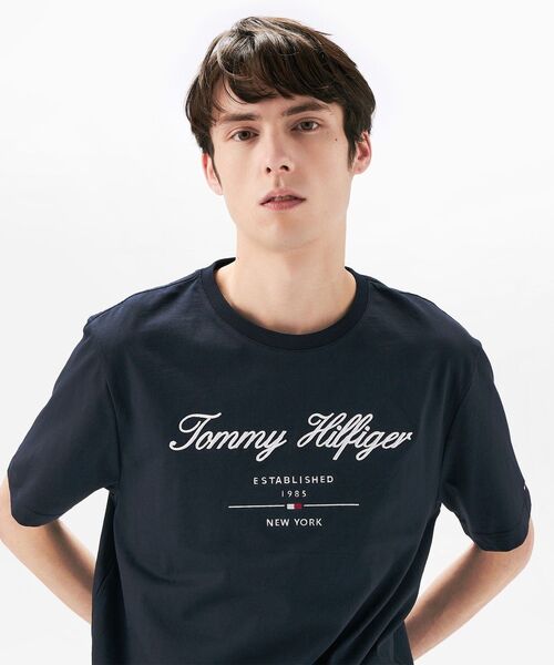 ☆大人気★セール【 】トミー ロゴTシャツ ☆ セール】【オンライン限定】【ユニセックス】トラックロゴT