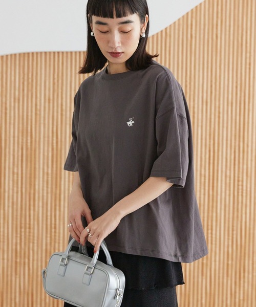 BEVERLY HILLS POLO CLUB(ビバリーヒルズポロクラブ)の「BH.POLO CLUB別注バックプリントTシャツ(Tシャツ/カットソー・レディース・サックスブルー/ブラック/オフホワイト・FREE)」の3枚目の写真